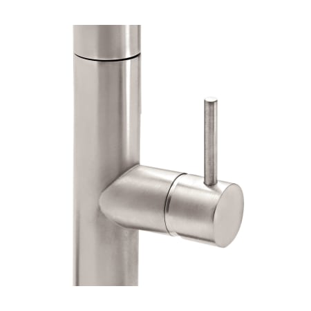 A large image of the California Faucets K50-150SQ-SST Satin Nickel