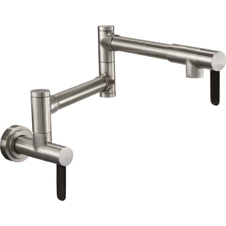 A large image of the California Faucets K50-200-BRB Satin Nickel