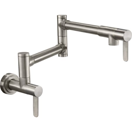 A large image of the California Faucets K50-200-RB Satin Nickel