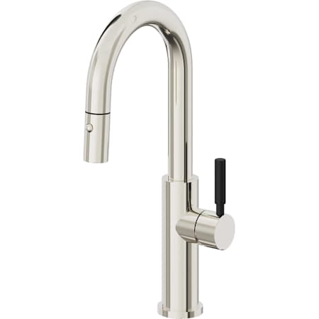 A large image of the California Faucets K51-101-BST Polished Nickel