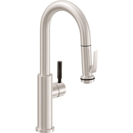 A large image of the California Faucets K51-101SQ-BST Satin Nickel
