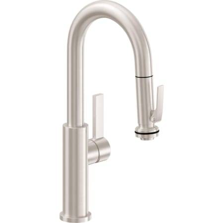 A large image of the California Faucets K51-101SQ-FB Satin Nickel