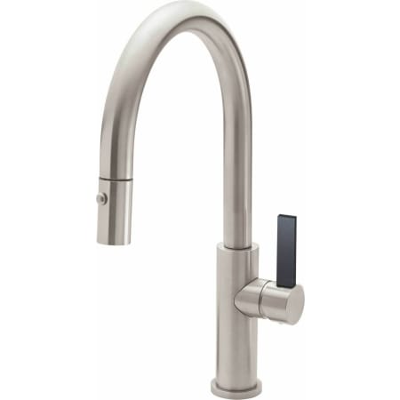 A large image of the California Faucets K51-102-BFB Satin Nickel