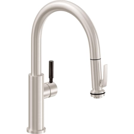 A large image of the California Faucets K51-102SQ-BST Satin Nickel