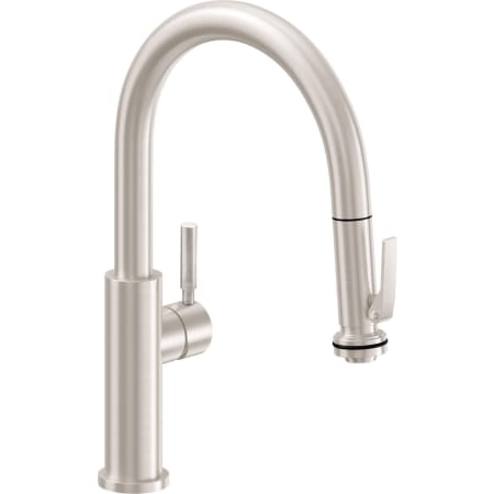 A large image of the California Faucets K51-102SQ-ST Satin Nickel