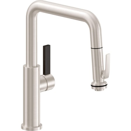 A large image of the California Faucets K51-103SQ-BFB Satin Nickel
