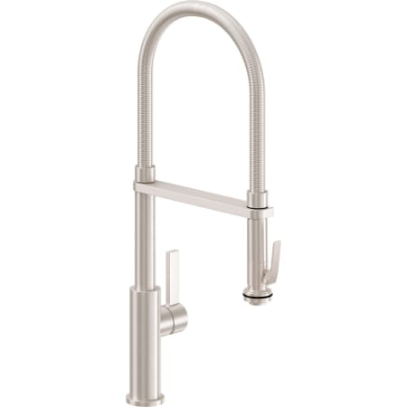 A large image of the California Faucets K51-150SQ-FB Satin Nickel