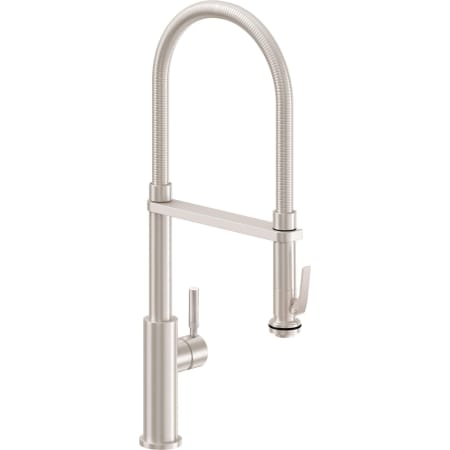 A large image of the California Faucets K51-150SQ-ST Satin Nickel