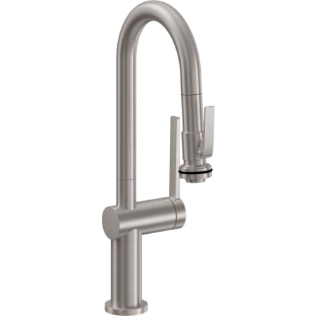 A large image of the California Faucets K55-101SQ-TG Satin Nickel