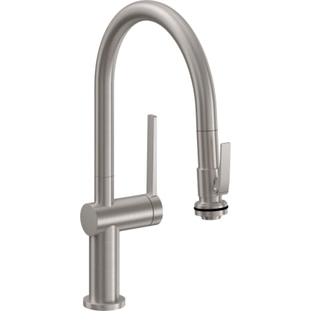 A large image of the California Faucets K55-102SQ-TG Satin Nickel