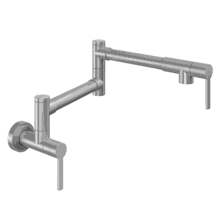 A large image of the California Faucets K55-200-TG Satin Nickel
