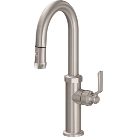 A large image of the California Faucets K81-101-BL Satin Nickel