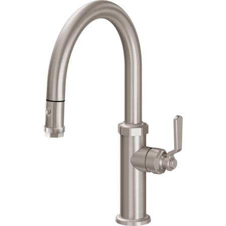 A large image of the California Faucets K81-102-BL Satin Nickel