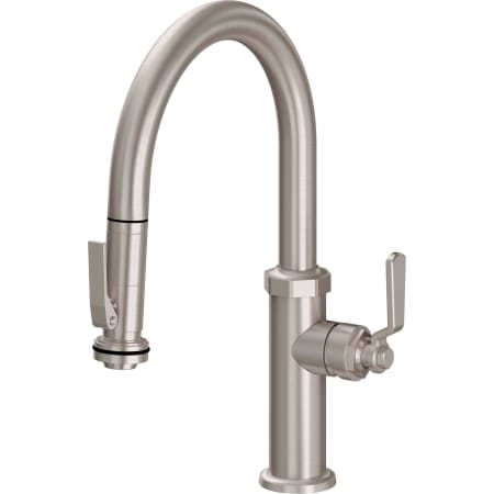 A large image of the California Faucets K81-102SQ-BL Satin Nickel