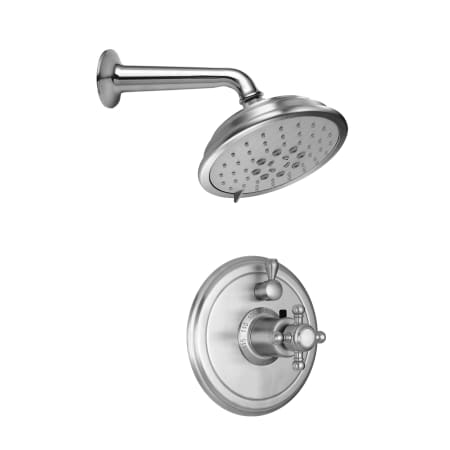 A large image of the California Faucets KT01-47.20 Satin Nickel