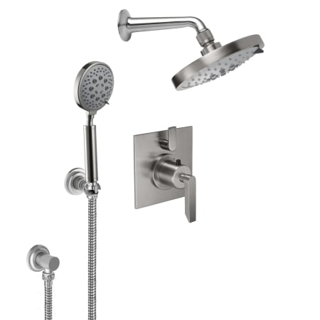 A large image of the California Faucets KT02-45.18 Ultra Stainless Steel