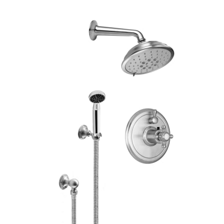A large image of the California Faucets KT02-47.20 Satin Nickel