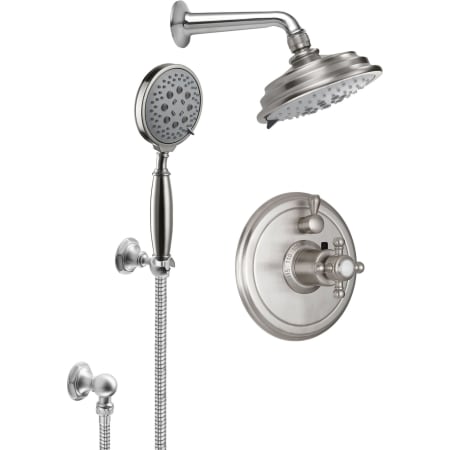 A large image of the California Faucets KT02-47.25 Ultra Stainless Steel