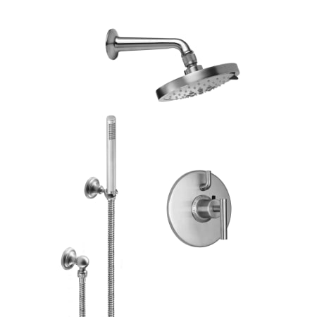 A large image of the California Faucets KT02-66.18 Satin Nickel