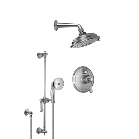 A large image of the California Faucets KT03-33.18 Satin Nickel