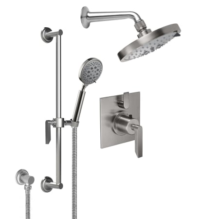 A large image of the California Faucets KT03-45.18 Ultra Stainless Steel