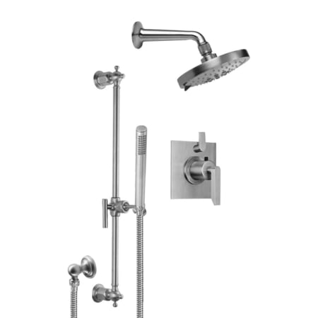 A large image of the California Faucets KT03-45.20 Satin Nickel