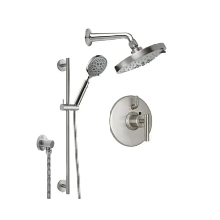 A large image of the California Faucets KT03-66.18 Satin Nickel