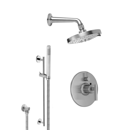 A large image of the California Faucets KT03-66.25 Satin Nickel