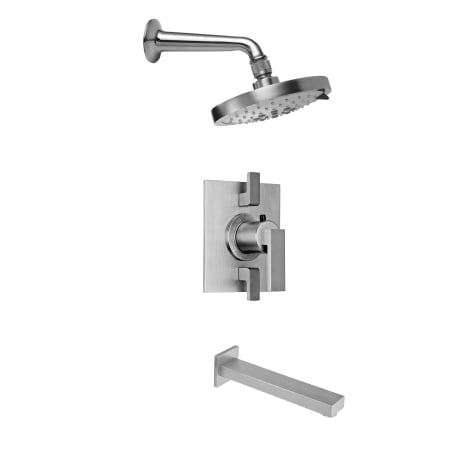 A large image of the California Faucets KT05-77.18 Satin Nickel
