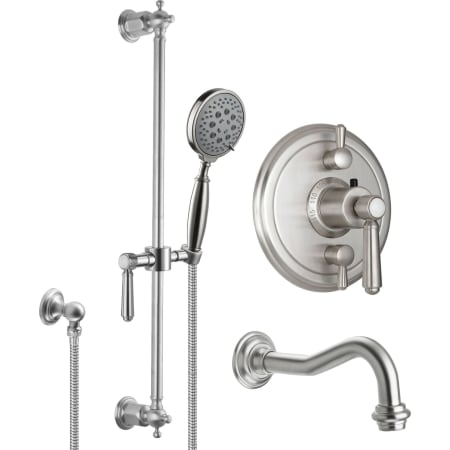 A large image of the California Faucets KT06-33.18 Ultra Stainless Steel