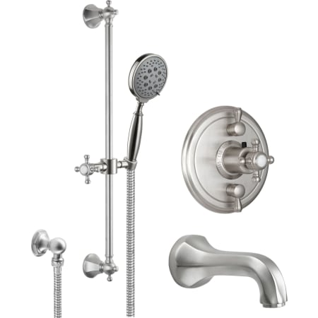 A large image of the California Faucets KT06-47.18 Ultra Stainless Steel