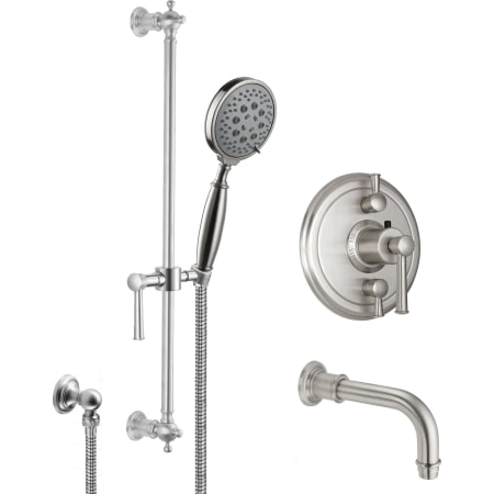 A large image of the California Faucets KT06-48.18 Ultra Stainless Steel