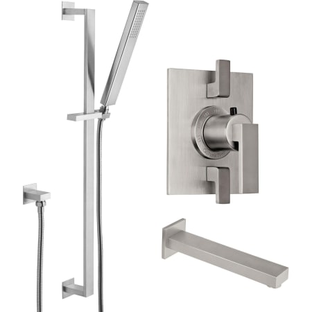 A large image of the California Faucets KT06-77.18 Ultra Stainless Steel