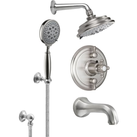 A large image of the California Faucets KT07-47.18 Ultra Stainless Steel