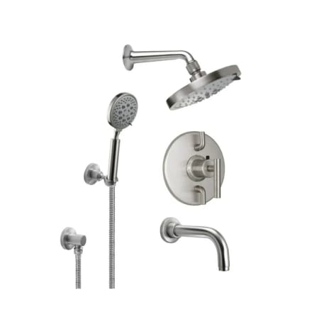 A large image of the California Faucets KT07-66.18 Satin Nickel