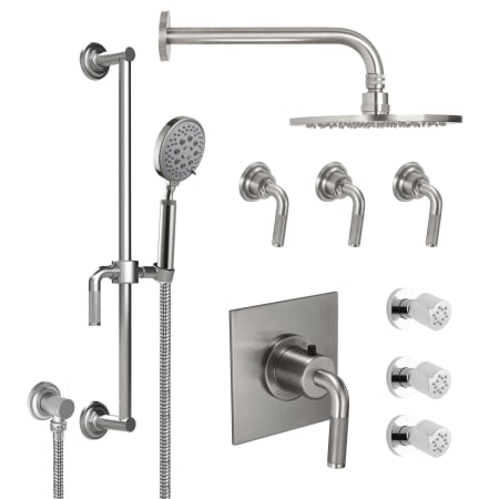 A large image of the California Faucets KT08-30K.20 Ultra Stainless Steel