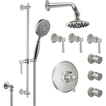A large image of the California Faucets KT08-48.18 Ultra Stainless Steel