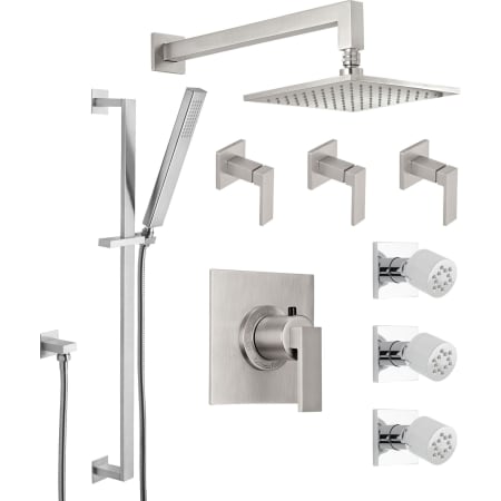 A large image of the California Faucets KT08-77.18 Ultra Stainless Steel