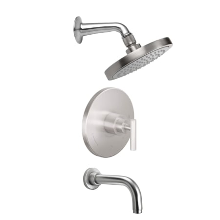 A large image of the California Faucets KT10-66.18 Satin Nickel