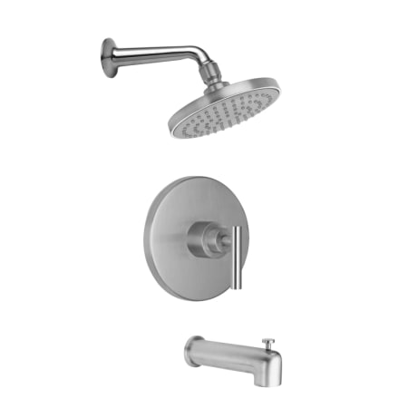 A large image of the California Faucets KT10-66.25 Satin Nickel