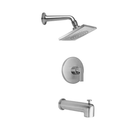 A large image of the California Faucets KT10-77.18 Satin Nickel