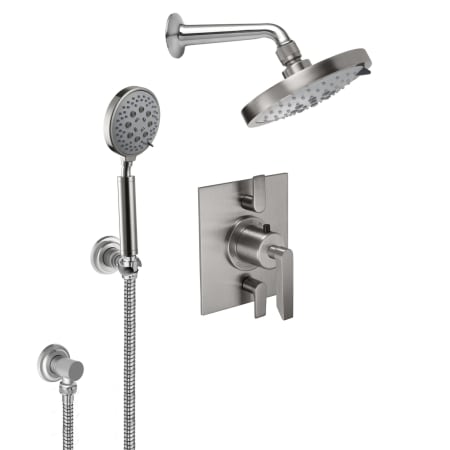 A large image of the California Faucets KT12-45.18 Ultra Stainless Steel