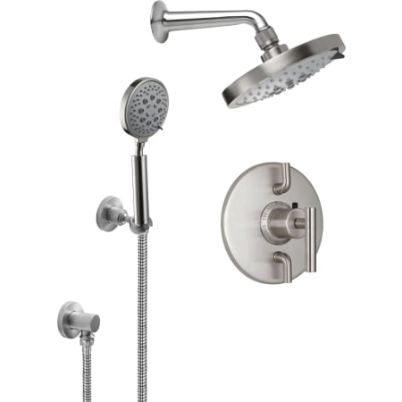 A large image of the California Faucets KT12-66.18 Ultra Stainless Steel