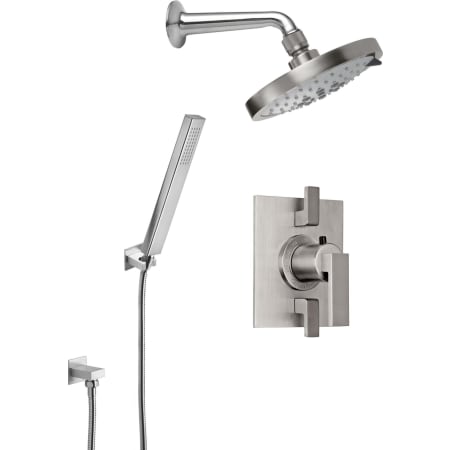 A large image of the California Faucets KT12-77.18 Ultra Stainless Steel