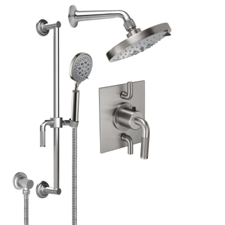 A large image of the California Faucets KT13-30K.20 Ultra Stainless Steel