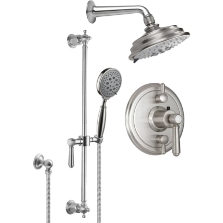 A large image of the California Faucets KT13-33.18 Ultra Stainless Steel