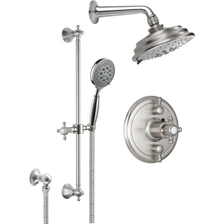 A large image of the California Faucets KT13-47.18 Ultra Stainless Steel