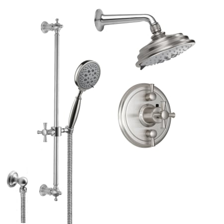 A large image of the California Faucets KT13-48X.18 Ultra Stainless Steel