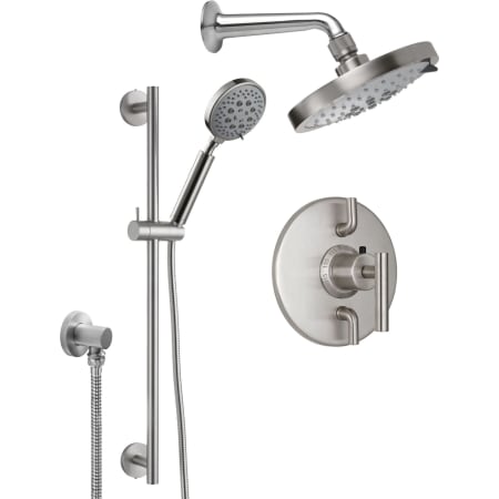 A large image of the California Faucets KT13-66.18 Ultra Stainless Steel