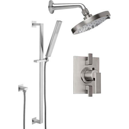 A large image of the California Faucets KT13-77.18 Ultra Stainless Steel